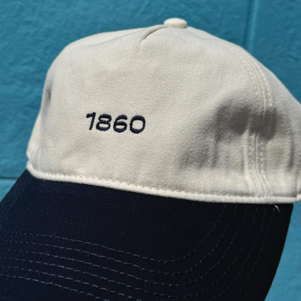 Cap - "1860" (weiss-navy)
